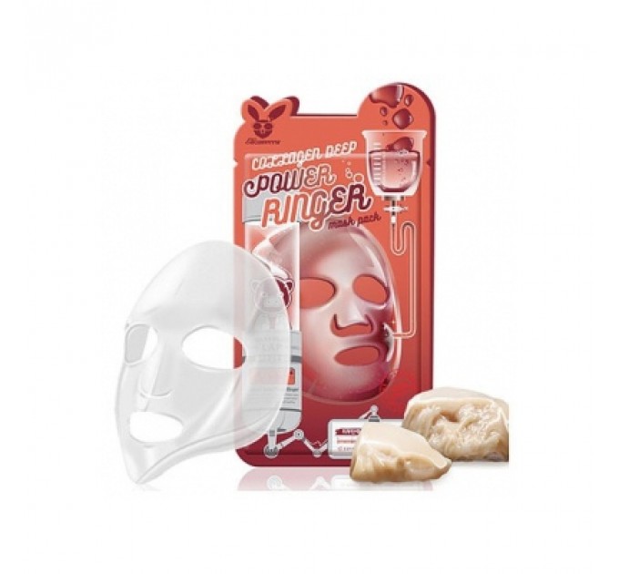 Укрепляющая тканевая маска с коллагеном Deep Power Ringer Mask Pack Collagen 