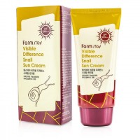 Солнцезащитный крем Visible Difference Snail Sun Cream SPF50/PA+++
